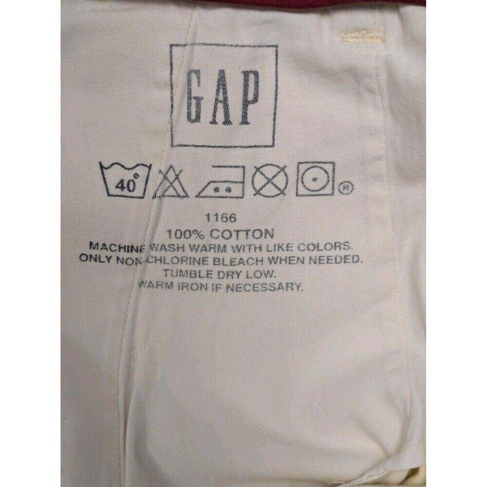 Vintage Gap Clean Cut Men’s 6" Butter Yellow Cotton Shorts sz 38 Golf Preppy - Picture 7 of 7